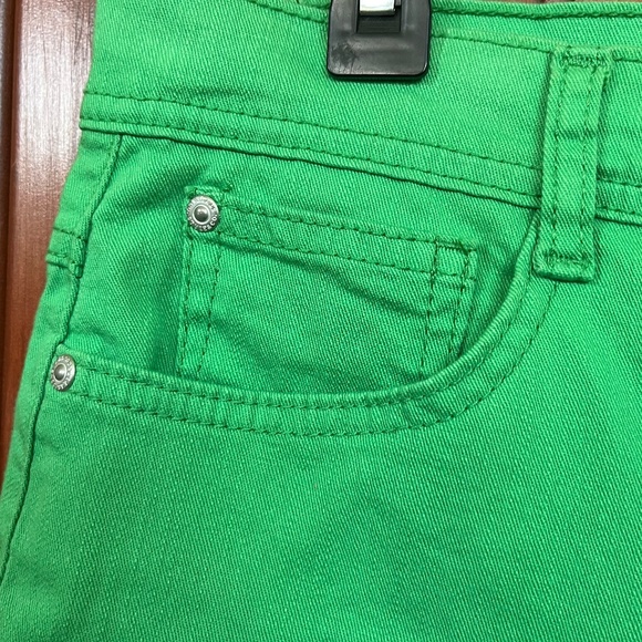 Style & Co Jeans Green Tummy Control Jeans Size 14 EUC - Picture 6 of 10